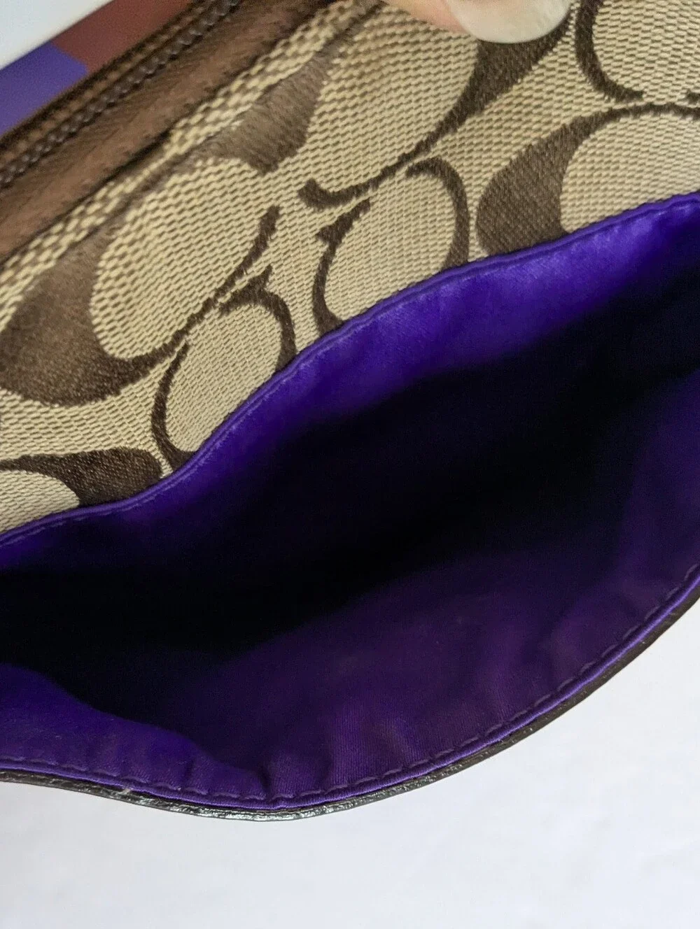 Coach Signature Logo Canvas Crossbody